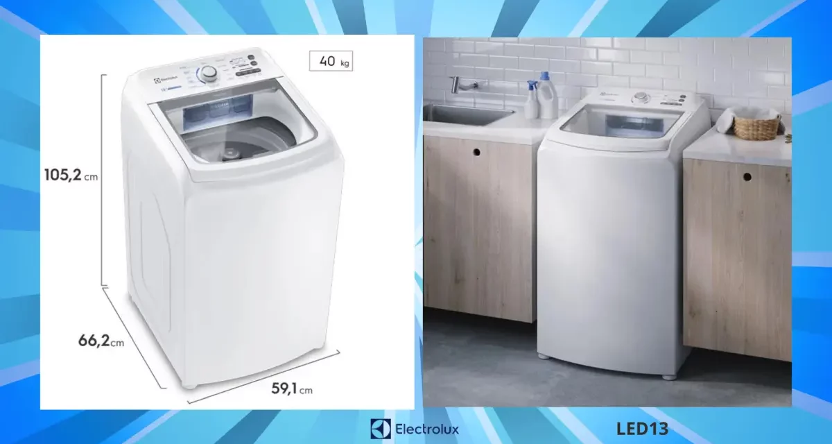 Como limpar lavadora de roupas Electrolux – LED13