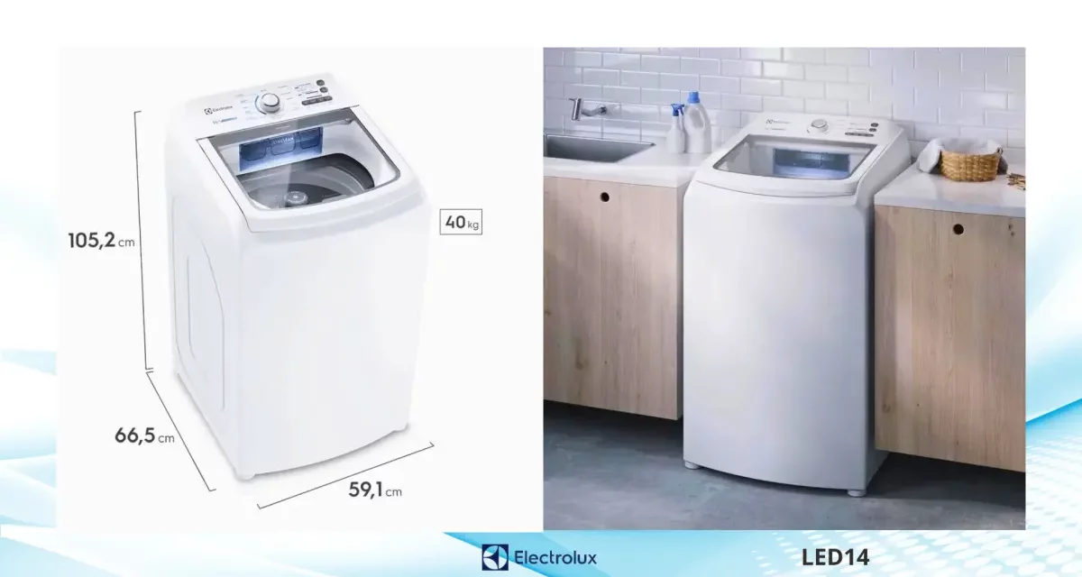 Como limpar lavadora de roupas Electrolux – LED14